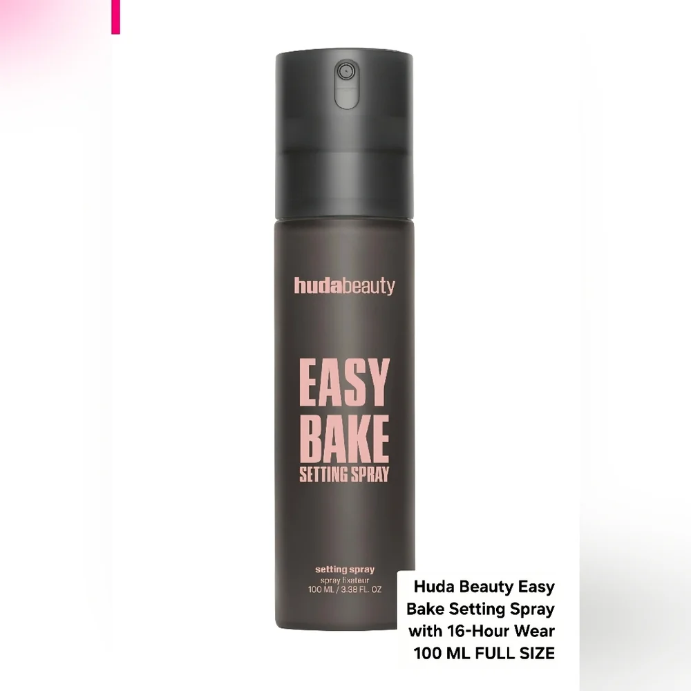 Huda Beauty Easy Bake Setting Spray with 16-Hour Wear 100 ML FULL SIZE. BNIB